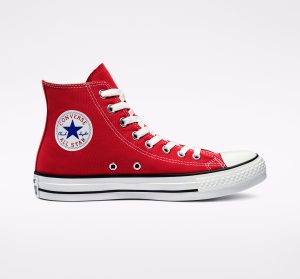 Красные высокие кеды Converse m9621c