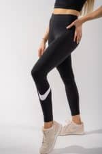 Леггинсы Nike Sportswear Essential Mid-Rise Swoosh Leggings Black CZ8530-010