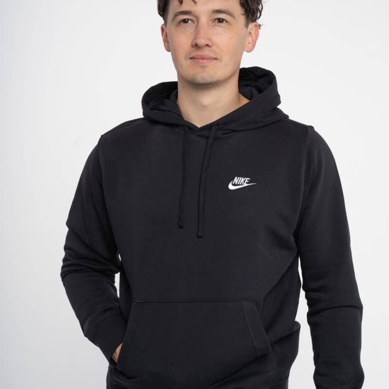 Худи Nike Sportswear Club Pullover Hoodie Black CZ7857-010