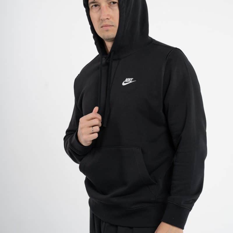 Худи Nike Sportswear Club Pullover Hoodie Black CZ7857-010