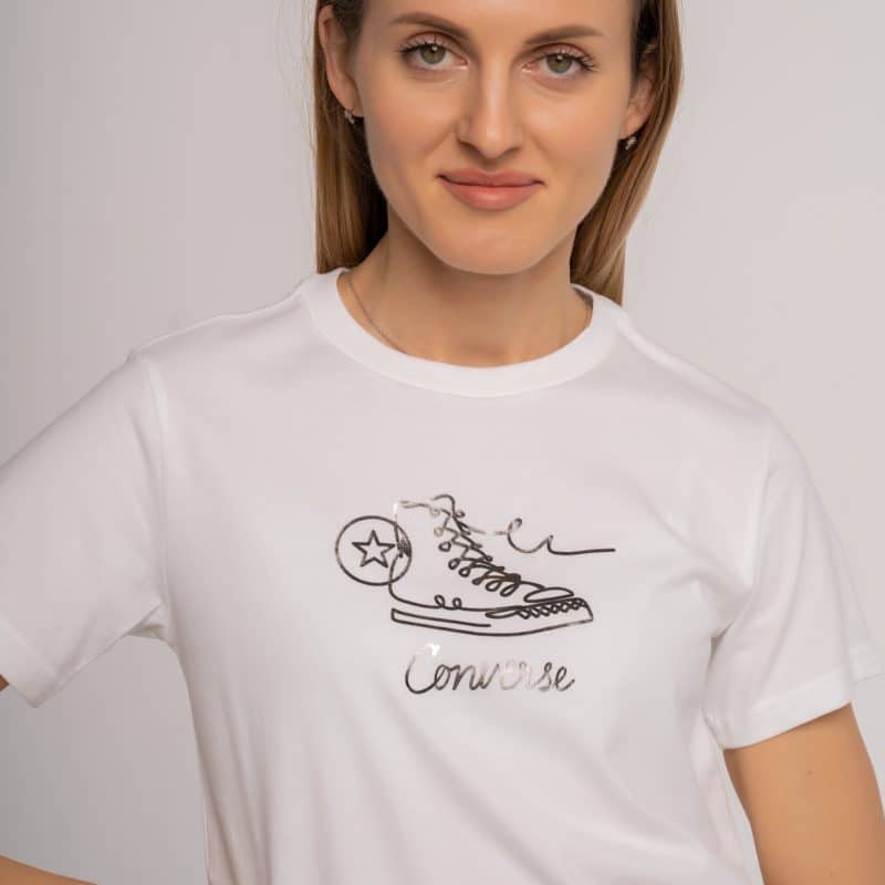 Футболка CONVERSE SEASONAL SNEAKER INSPO SS TEE 10024537-102