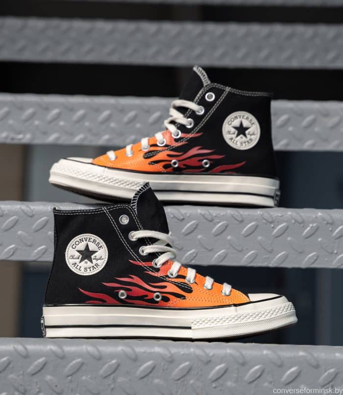 Кеды Converse Chuck 70 Hi Archive Print Fire 165024C