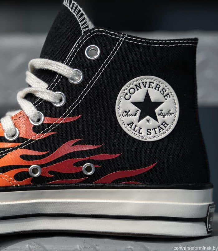 Кеды Converse Chuck 70 Hi Archive Print Fire 165024C