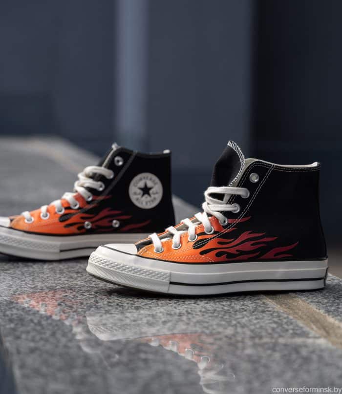 Кеды Converse Chuck 70 Hi Archive Print Fire 165024C