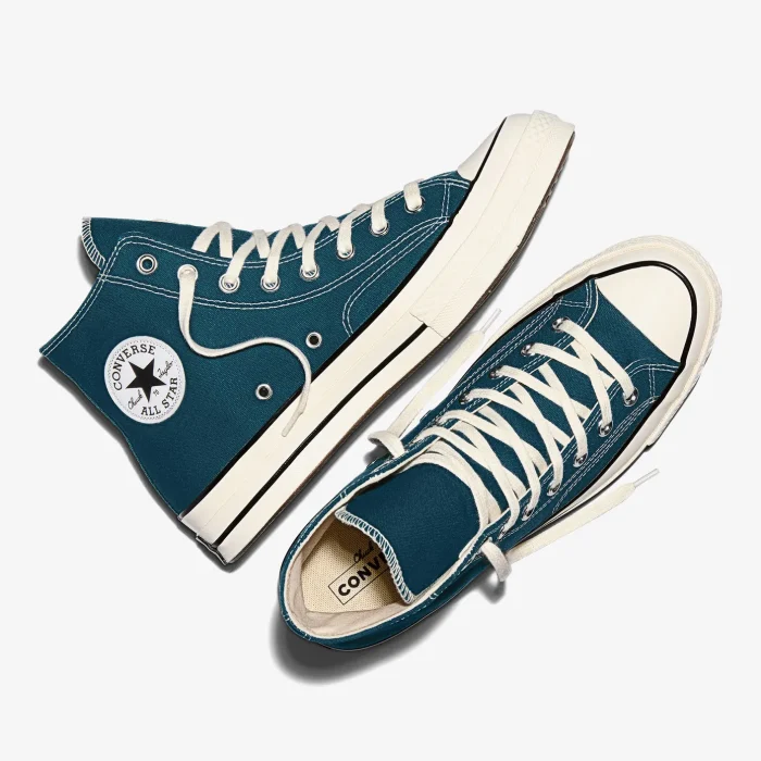 Кеды Converse Chuck 70 голубые высокие A15970C — изображение 5