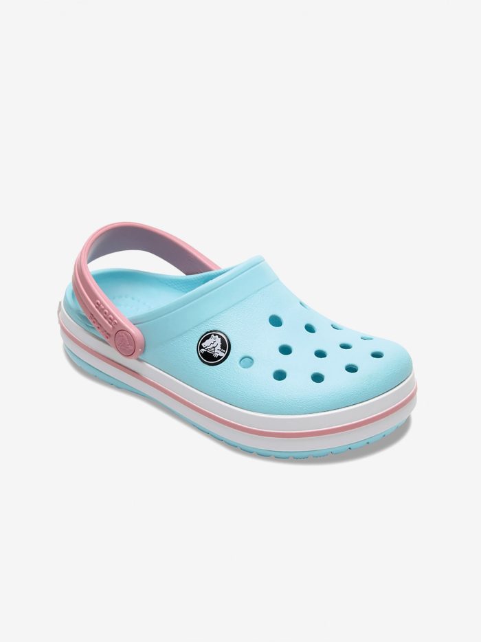 Детские клоги Crocs Crocband C Kids Blue and Pink Sandals 207006-4S3 — изображение 2