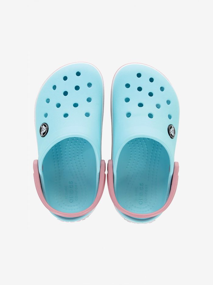 Детские клоги Crocs Crocband C Kids Blue and Pink Sandals 207006-4S3 — изображение 4